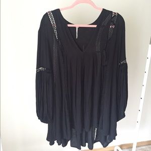 Black free people tunic