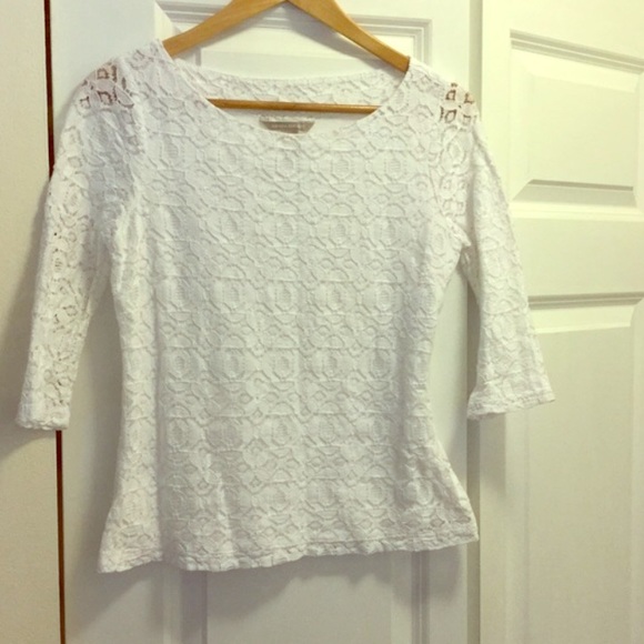 Banana Republic lace blouse