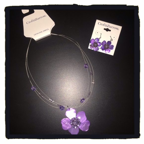 Croft & Barrow Necklace & Earring