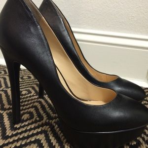 Jessica Simpson "Waleo" Leather Platform Heels