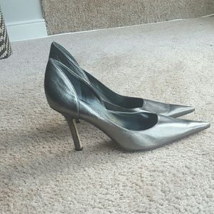 Pewter Nine West pumps