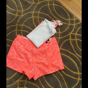 Bright Twill coral and light pink J Crew Shorts!