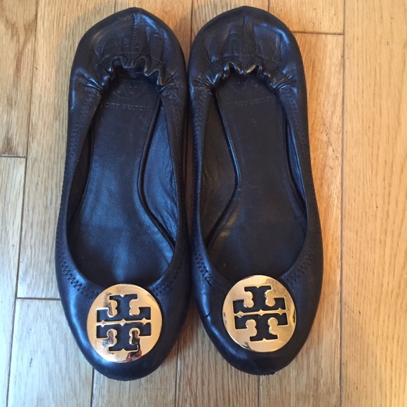 Black Tory Burch Flats