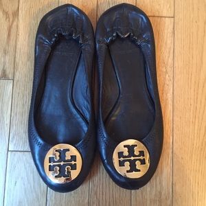 Black Tory Burch Flats