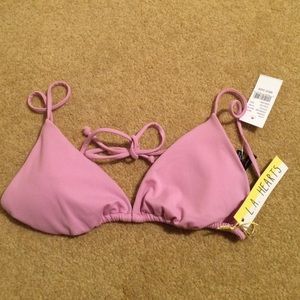 Brand new LA hearts pink bikini