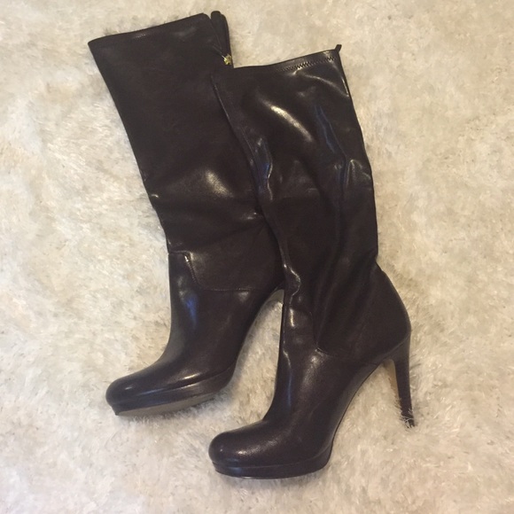 SOLD Franco Sarto Tall Boot (Brown) - Picture 2 of 4