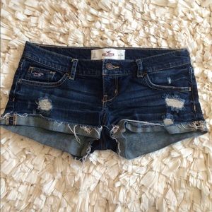 Distressed shorts