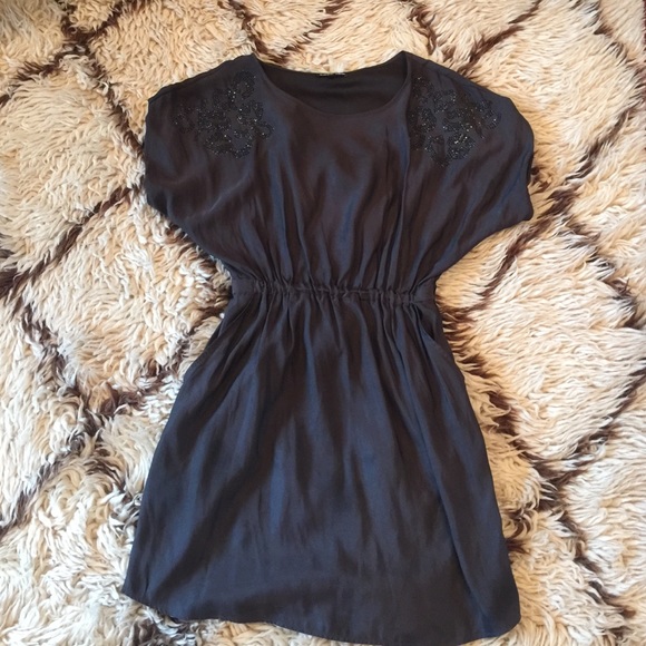 Express dress in charcoal!