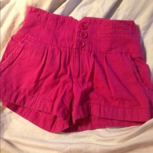 Pink shorts
