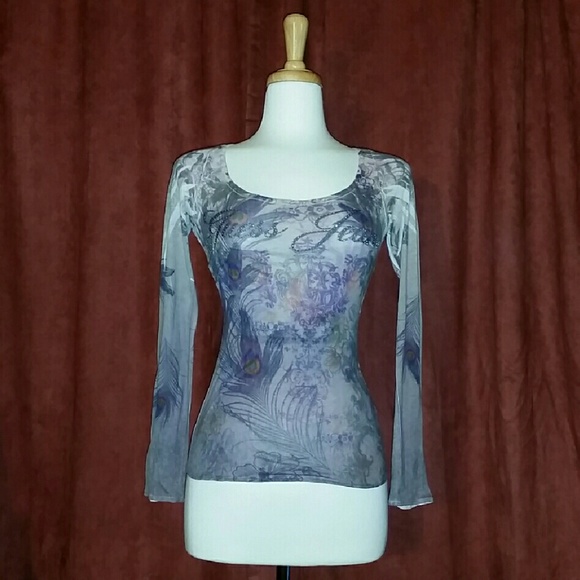 Guess Jeans Sheer Long Sleeve