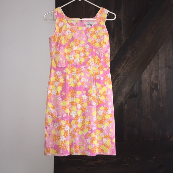 Lilly Pulitzer white label dress
