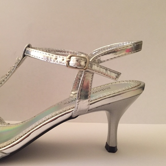 Silver Rhinestone Heels - Picture 4 of 4