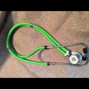 Green stethoscope