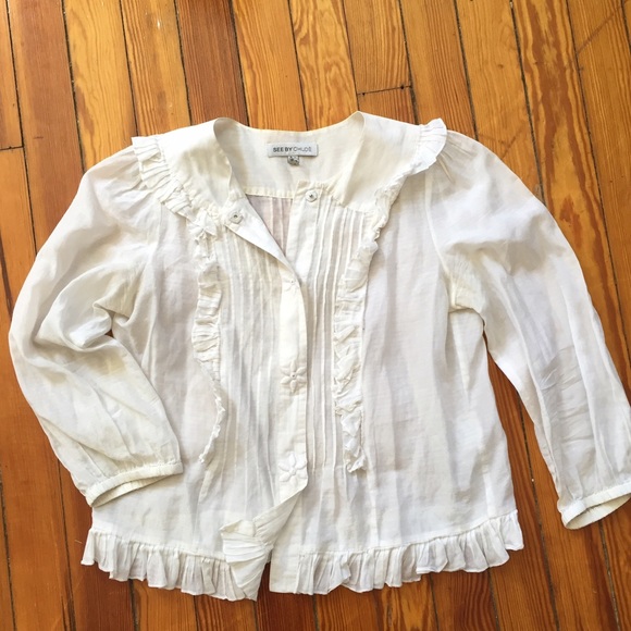 See by Chloe Ruffled Blouse