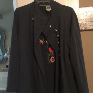 Ivy Jane Floral Cross Jacket