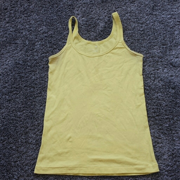 Yellow Banana Republic tank
