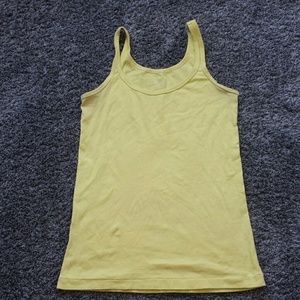 Yellow Banana Republic tank