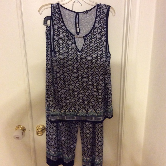 Two piece summer pant set