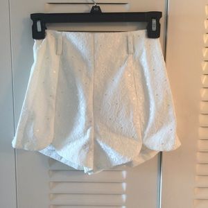 Brand new Elegant white short
