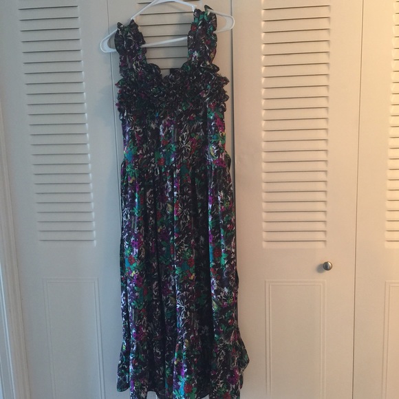 Floral print maxi dress