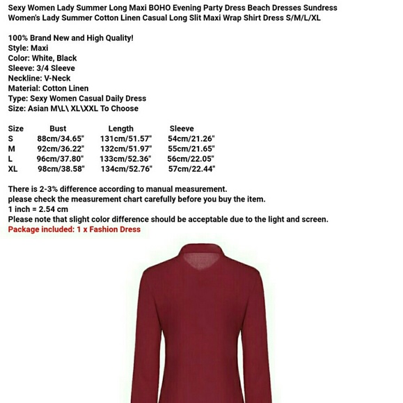 Boyfriend shirt maxi dress - Picture 3 of 3