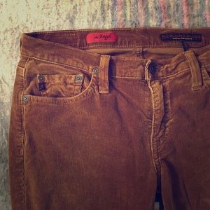 AG Angel fit light brown corduroy
