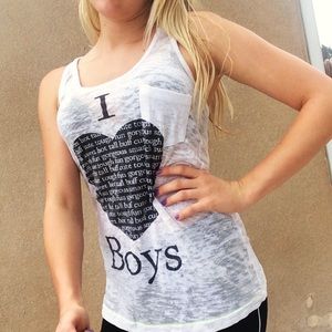I Heart Boys Tank | Forever 21