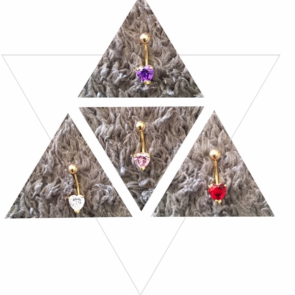 14 Ct Gold Plated Belly Rings