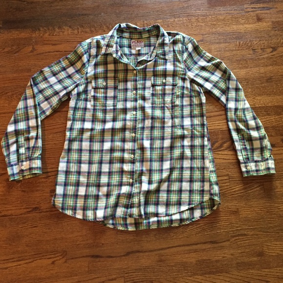 Old Navy Plaid Flannel Shirt
