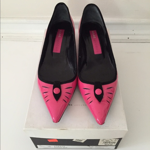 Marc by Marc Jacobs Patent Leather Kitten Heels - Picture 1 of 4