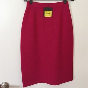 St. John Fuchsia skirt