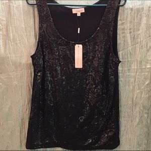 Symmetry Sequin Tank Top