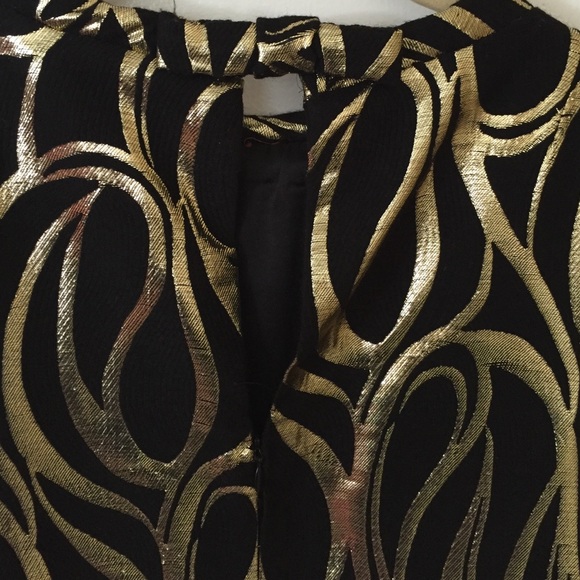 Milly black and gold dress - Picture 2 of 3