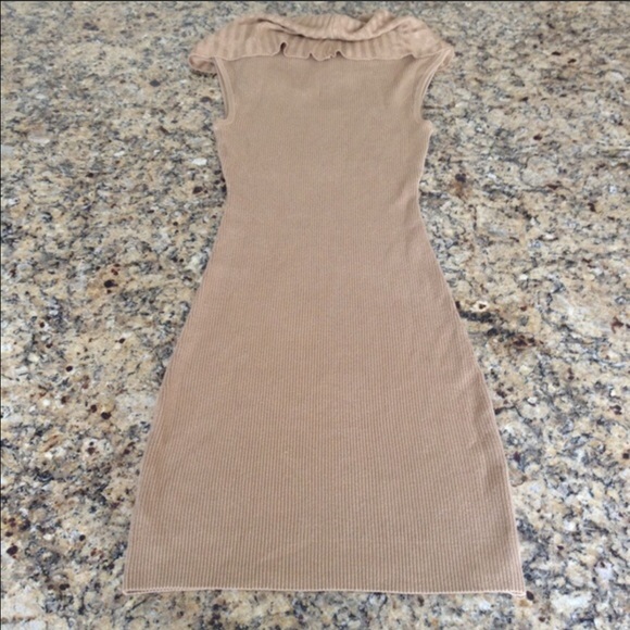 More pics of NWOT Bebe Cowl-Neck Sleeveless Dress - Picture 2 of 4