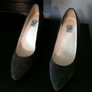 Barneys New York CO-OP Brown Suede Pumps