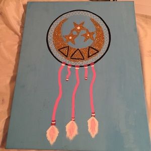 Tri delta hand painted canvas