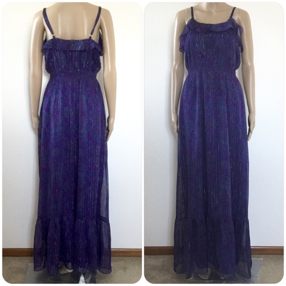 Express Paisley Print Maxi Dress - Picture 3 of 4