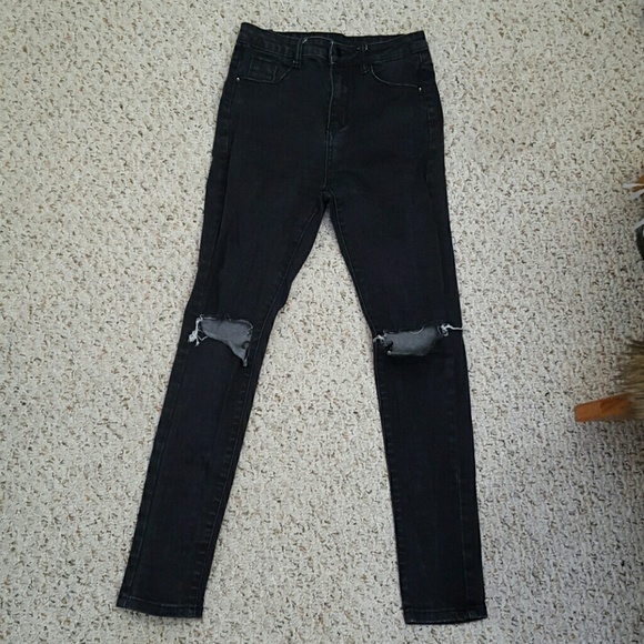 Brandy Melville Pants - Brandy Melville High Waist Jeans