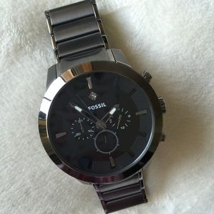 FOSSIL - FS 4680 Men's Watch - Stainless Steel ⌚️