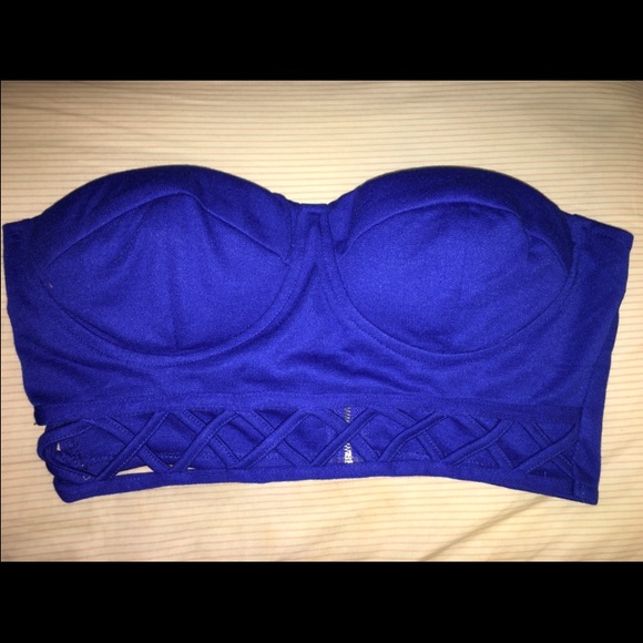 Cobalt Blue Bralette - Picture 2 of 3