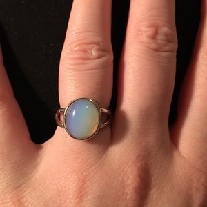Sterling Forever sterling silver & moonstone ring