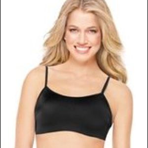NWT Spanx Assets Black Cami Bra 34C