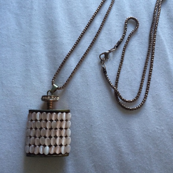 Rose Gold Flask Necklace