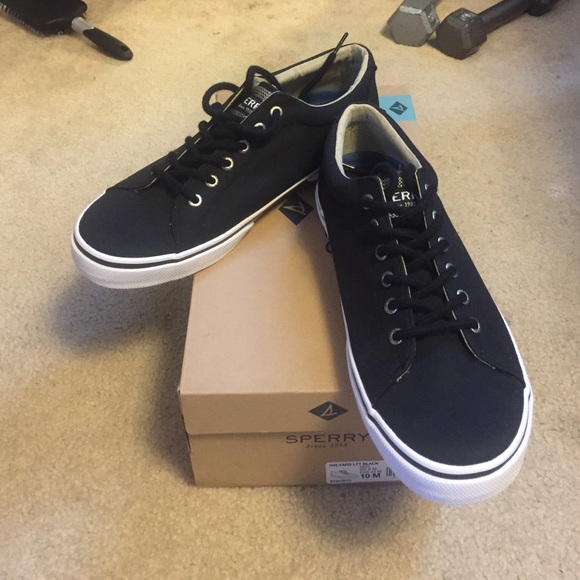 Men's Black Halyard Sperry's