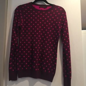 Polka dot sweater