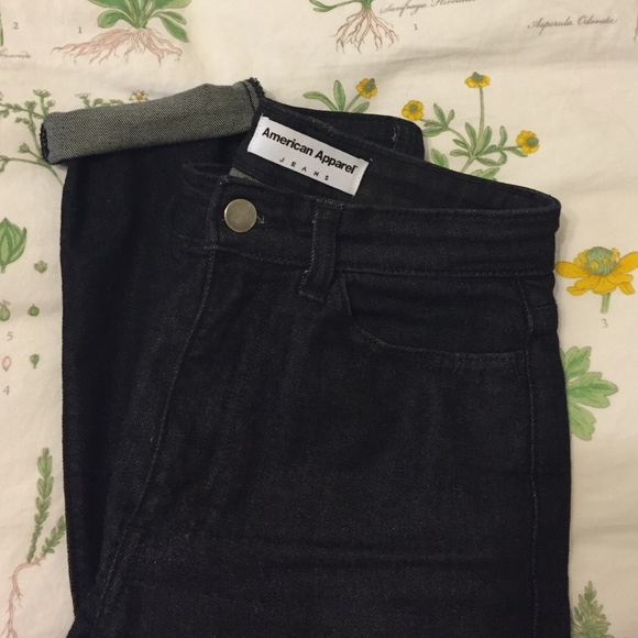 American apparel pencil jeans