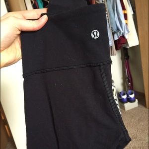 Black lululemon Luon tights
