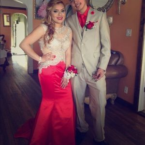 Red prom dress