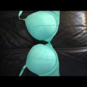 VS Teal Push Up Bra 34DD