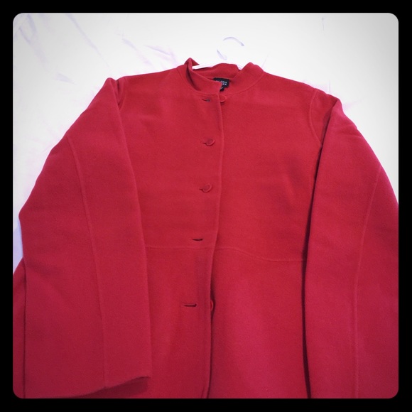 Eileen Fisher jacket in persimmon